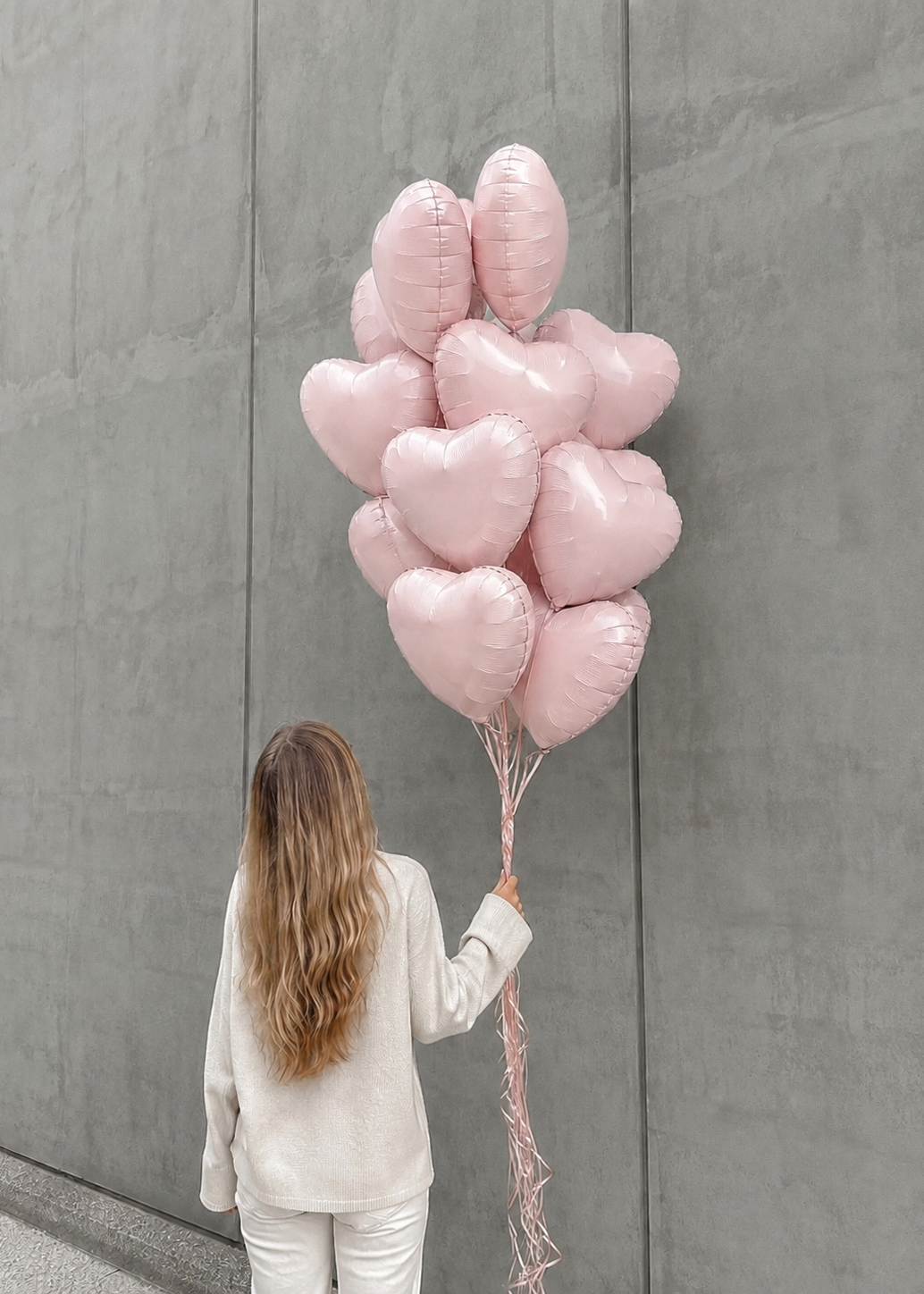 Ballon Herz rosa