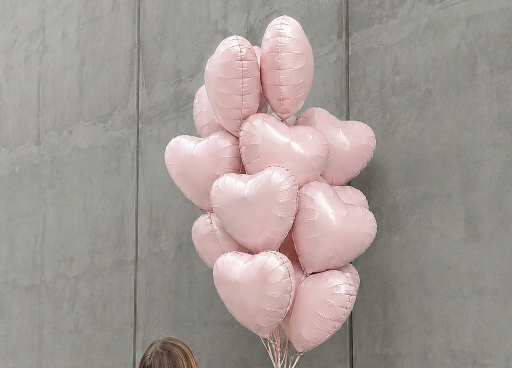 Ballon Herz rosa